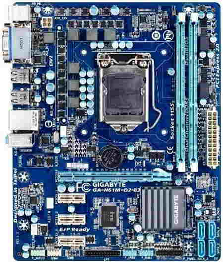 ΜΗΤΡΙΚΗ ΚΑΡΤΑ GIGABYTE GA-H61M-D2-B3 SOCKET LGA 1155